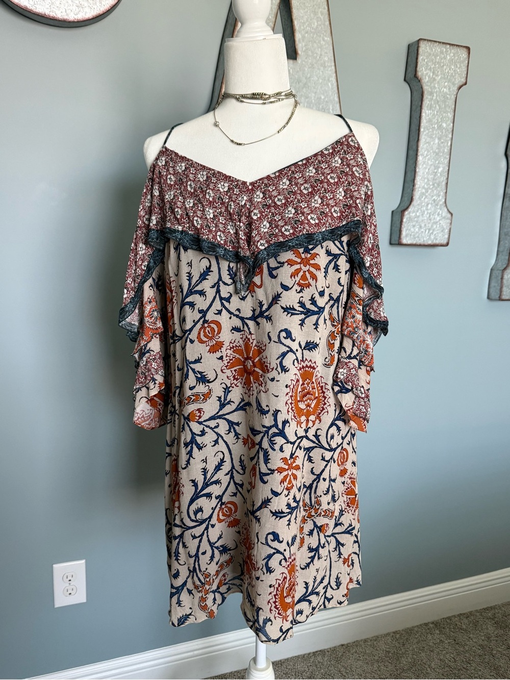Bailey/44 cold shoulder boho dress